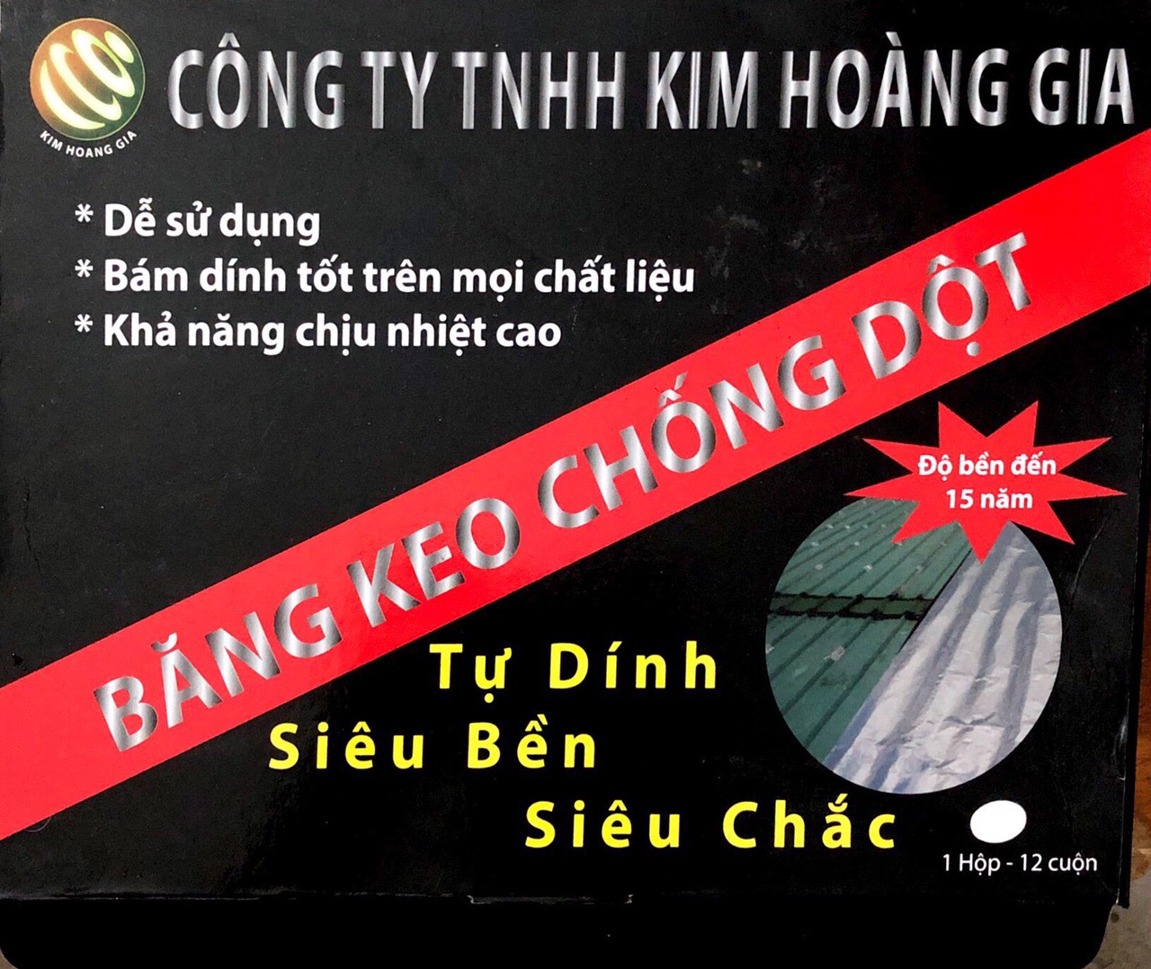 Băng keo chống thấm, chống dột - Kim Hoàng Gia - Công Ty TNHH Kim Hoàng Gia